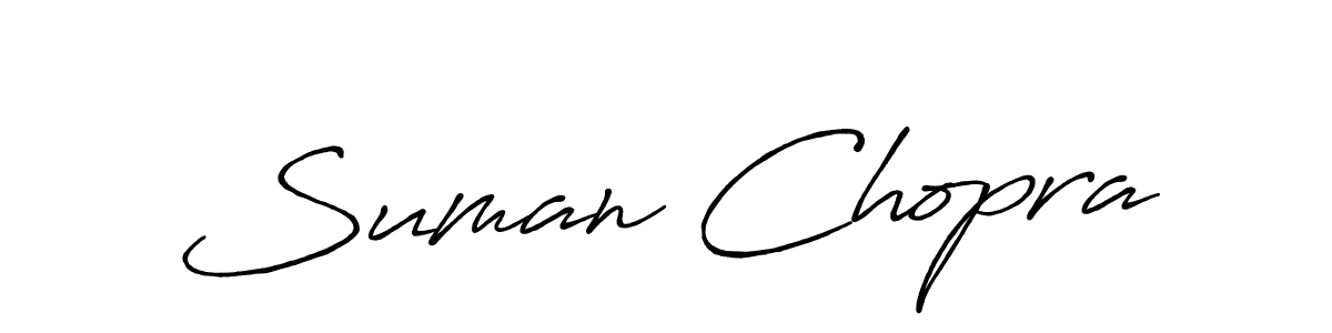 Antro_Vectra_Bolder is a professional signature style that is perfect for those who want to add a touch of class to their signature. It is also a great choice for those who want to make their signature more unique. Get Suman Chopra name to fancy signature for free. Suman Chopra signature style 7 images and pictures png