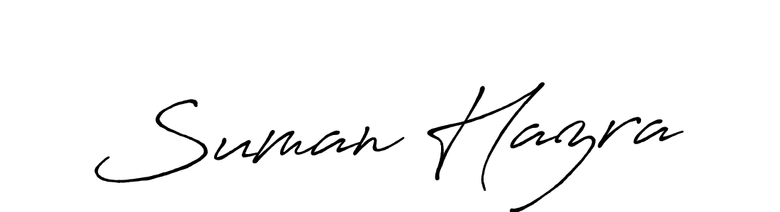 Make a beautiful signature design for name Suman Hazra. Use this online signature maker to create a handwritten signature for free. Suman Hazra signature style 7 images and pictures png