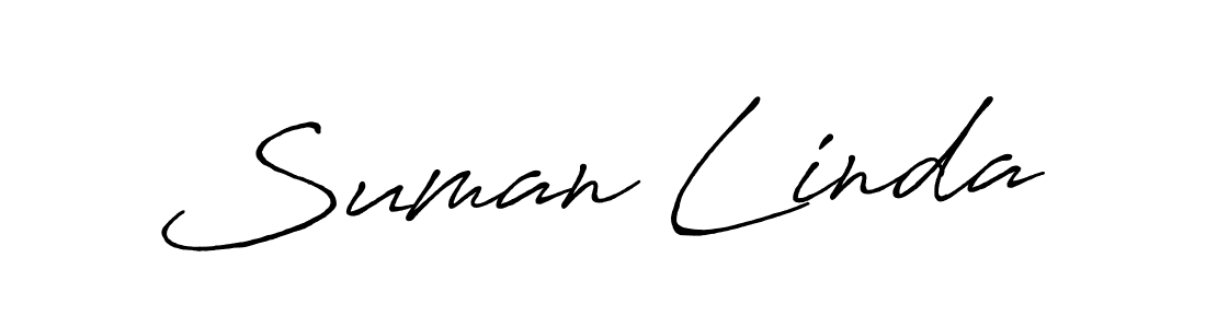 The best way (Antro_Vectra_Bolder) to make a short signature is to pick only two or three words in your name. The name Suman Linda include a total of six letters. For converting this name. Suman Linda signature style 7 images and pictures png