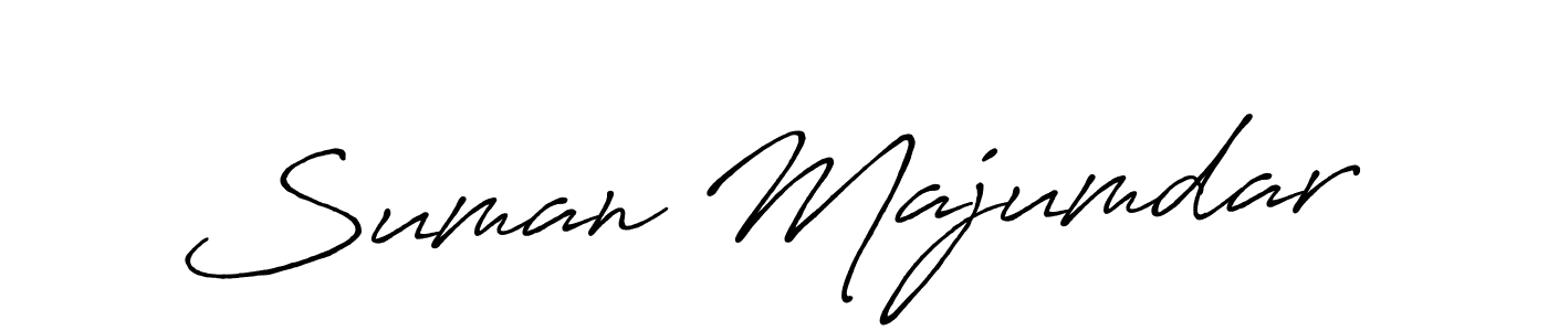 How to make Suman Majumdar signature? Antro_Vectra_Bolder is a professional autograph style. Create handwritten signature for Suman Majumdar name. Suman Majumdar signature style 7 images and pictures png
