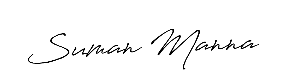 It looks lik you need a new signature style for name Suman Manna. Design unique handwritten (Antro_Vectra_Bolder) signature with our free signature maker in just a few clicks. Suman Manna signature style 7 images and pictures png