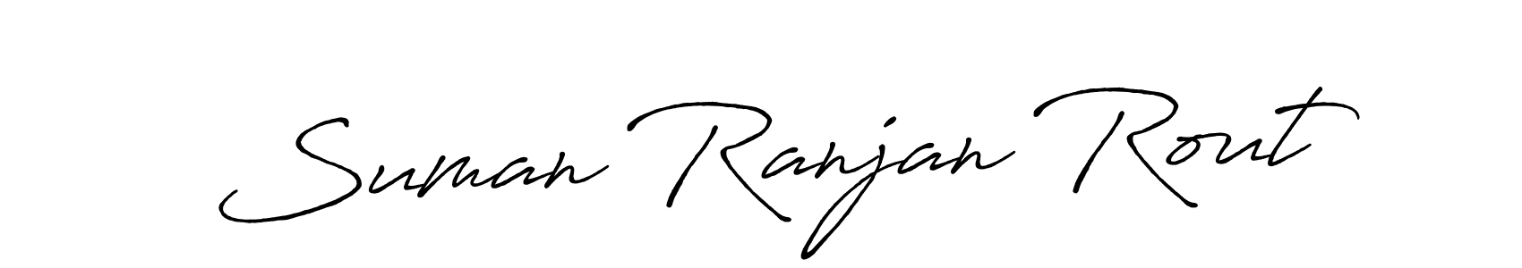 Antro_Vectra_Bolder is a professional signature style that is perfect for those who want to add a touch of class to their signature. It is also a great choice for those who want to make their signature more unique. Get Suman Ranjan Rout name to fancy signature for free. Suman Ranjan Rout signature style 7 images and pictures png