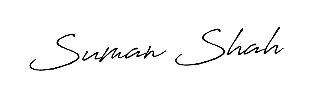 Also You can easily find your signature by using the search form. We will create Suman Shah name handwritten signature images for you free of cost using Antro_Vectra_Bolder sign style. Suman Shah signature style 7 images and pictures png