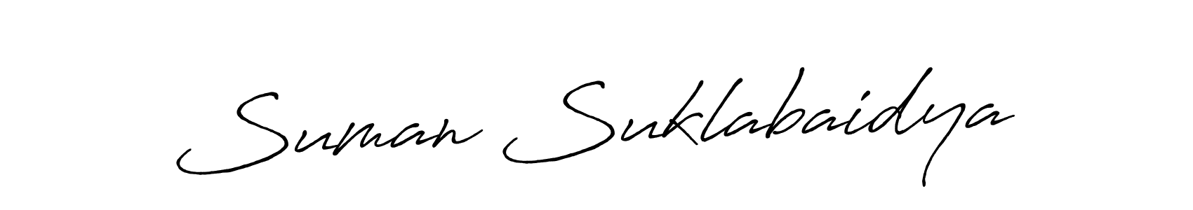 Also we have Suman Suklabaidya name is the best signature style. Create professional handwritten signature collection using Antro_Vectra_Bolder autograph style. Suman Suklabaidya signature style 7 images and pictures png