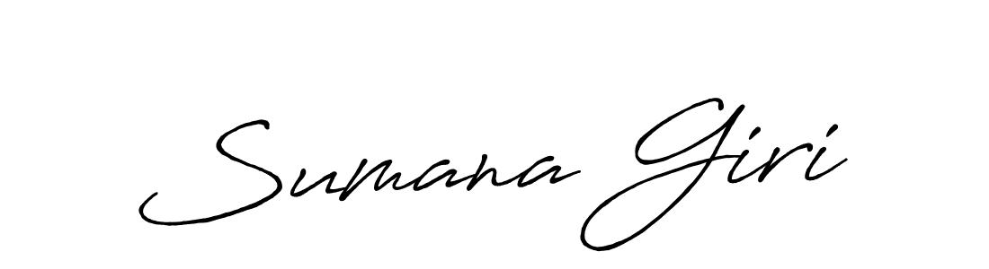 The best way (Antro_Vectra_Bolder) to make a short signature is to pick only two or three words in your name. The name Sumana Giri include a total of six letters. For converting this name. Sumana Giri signature style 7 images and pictures png