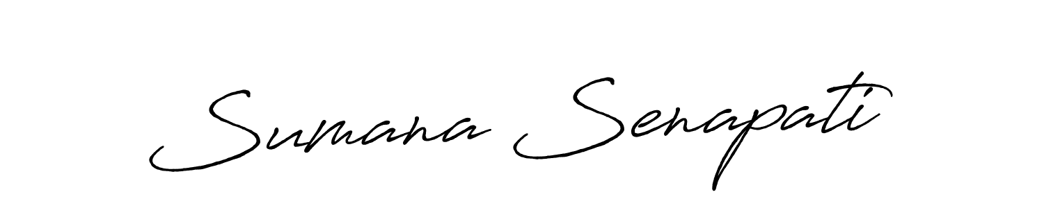 Design your own signature with our free online signature maker. With this signature software, you can create a handwritten (Antro_Vectra_Bolder) signature for name Sumana Senapati. Sumana Senapati signature style 7 images and pictures png