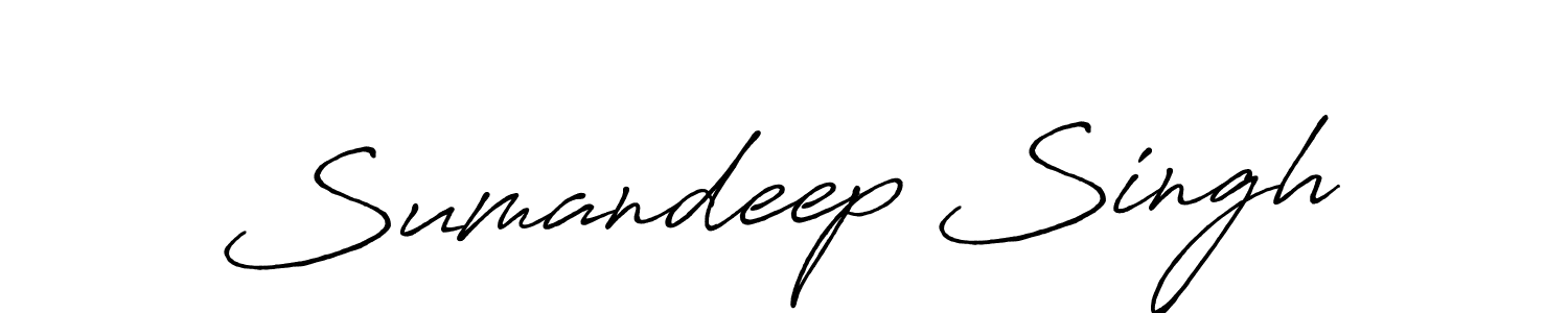 The best way (Antro_Vectra_Bolder) to make a short signature is to pick only two or three words in your name. The name Sumandeep Singh include a total of six letters. For converting this name. Sumandeep Singh signature style 7 images and pictures png