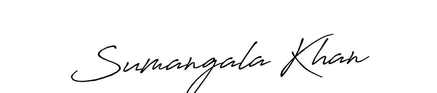 Make a beautiful signature design for name Sumangala Khan. Use this online signature maker to create a handwritten signature for free. Sumangala Khan signature style 7 images and pictures png