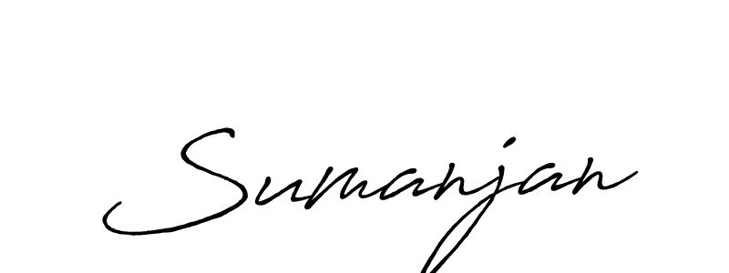 The best way (Antro_Vectra_Bolder) to make a short signature is to pick only two or three words in your name. The name Sumanjan include a total of six letters. For converting this name. Sumanjan signature style 7 images and pictures png