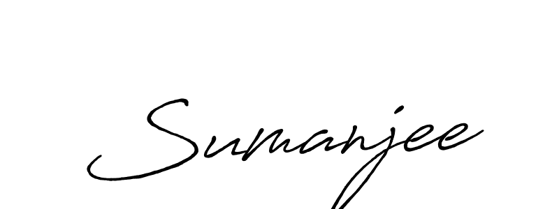 Also we have Sumanjee name is the best signature style. Create professional handwritten signature collection using Antro_Vectra_Bolder autograph style. Sumanjee signature style 7 images and pictures png