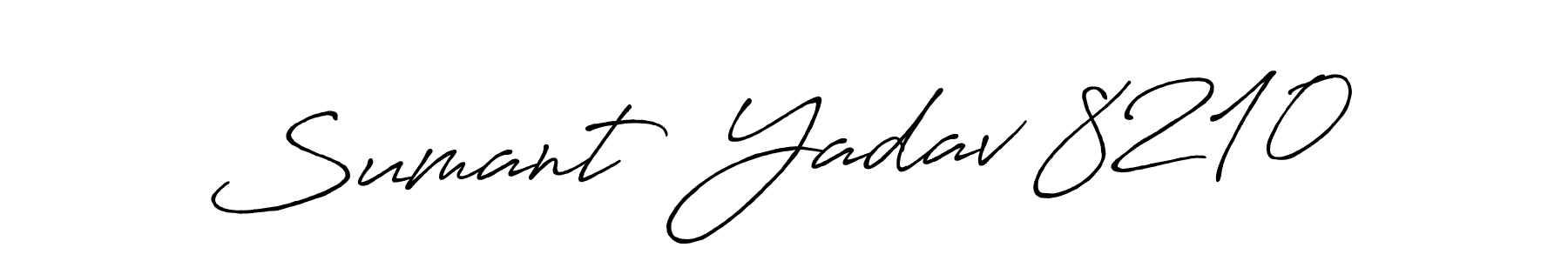 Make a beautiful signature design for name Sumant  Yadav 8210. With this signature (Antro_Vectra_Bolder) style, you can create a handwritten signature for free. Sumant  Yadav 8210 signature style 7 images and pictures png