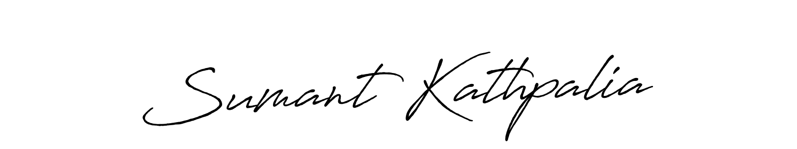 Sumant Kathpalia stylish signature style. Best Handwritten Sign (Antro_Vectra_Bolder) for my name. Handwritten Signature Collection Ideas for my name Sumant Kathpalia. Sumant Kathpalia signature style 7 images and pictures png