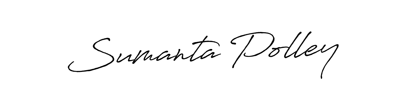 Also we have Sumanta Polley name is the best signature style. Create professional handwritten signature collection using Antro_Vectra_Bolder autograph style. Sumanta Polley signature style 7 images and pictures png