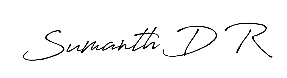if you are searching for the best signature style for your name Sumanth D R. so please give up your signature search. here we have designed multiple signature styles  using Antro_Vectra_Bolder. Sumanth D R signature style 7 images and pictures png