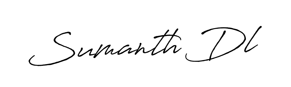 This is the best signature style for the Sumanth Dl name. Also you like these signature font (Antro_Vectra_Bolder). Mix name signature. Sumanth Dl signature style 7 images and pictures png