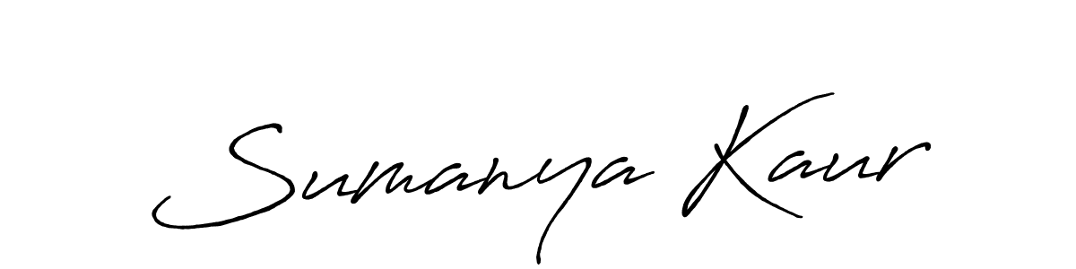 You should practise on your own different ways (Antro_Vectra_Bolder) to write your name (Sumanya Kaur) in signature. don't let someone else do it for you. Sumanya Kaur signature style 7 images and pictures png