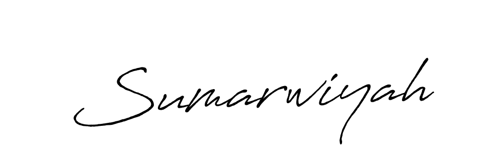 Similarly Antro_Vectra_Bolder is the best handwritten signature design. Signature creator online .You can use it as an online autograph creator for name Sumarwiyah. Sumarwiyah signature style 7 images and pictures png