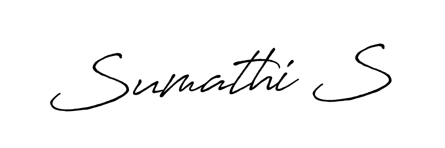 Also we have Sumathi S name is the best signature style. Create professional handwritten signature collection using Antro_Vectra_Bolder autograph style. Sumathi S signature style 7 images and pictures png