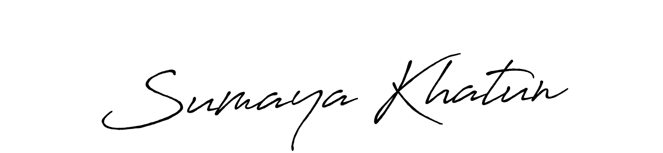 It looks lik you need a new signature style for name Sumaya Khatun. Design unique handwritten (Antro_Vectra_Bolder) signature with our free signature maker in just a few clicks. Sumaya Khatun signature style 7 images and pictures png