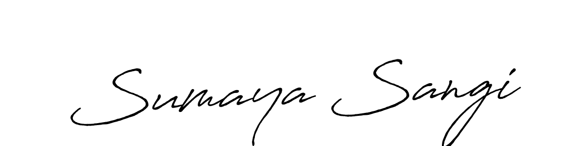 Make a short Sumaya Sangi signature style. Manage your documents anywhere anytime using Antro_Vectra_Bolder. Create and add eSignatures, submit forms, share and send files easily. Sumaya Sangi signature style 7 images and pictures png