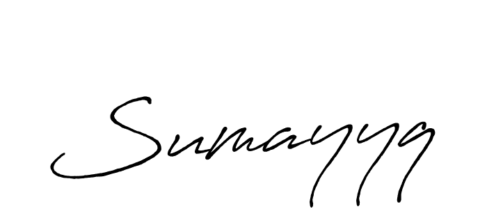 How to make Sumayyq signature? Antro_Vectra_Bolder is a professional autograph style. Create handwritten signature for Sumayyq name. Sumayyq signature style 7 images and pictures png
