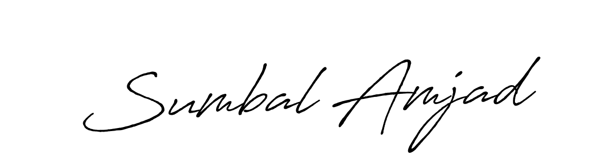 You should practise on your own different ways (Antro_Vectra_Bolder) to write your name (Sumbal Amjad) in signature. don't let someone else do it for you. Sumbal Amjad signature style 7 images and pictures png