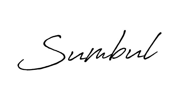 Design your own signature with our free online signature maker. With this signature software, you can create a handwritten (Antro_Vectra_Bolder) signature for name Sumbul. Sumbul signature style 7 images and pictures png