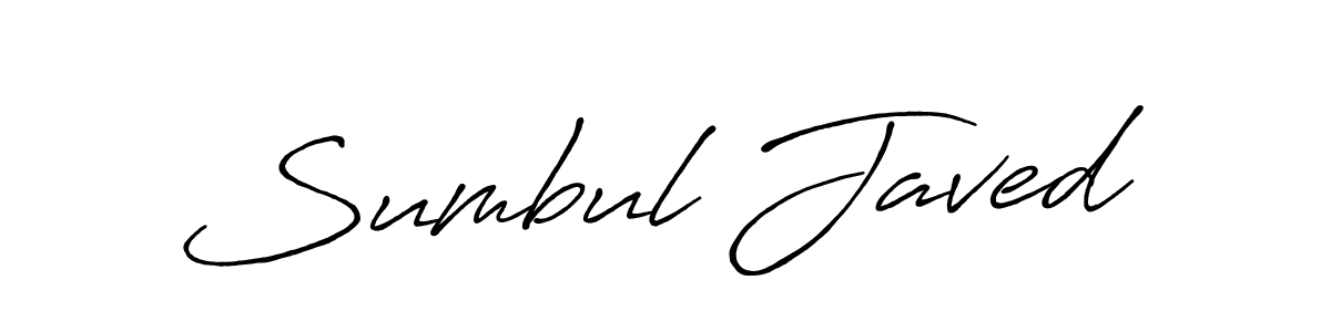 Make a short Sumbul Javed signature style. Manage your documents anywhere anytime using Antro_Vectra_Bolder. Create and add eSignatures, submit forms, share and send files easily. Sumbul Javed signature style 7 images and pictures png