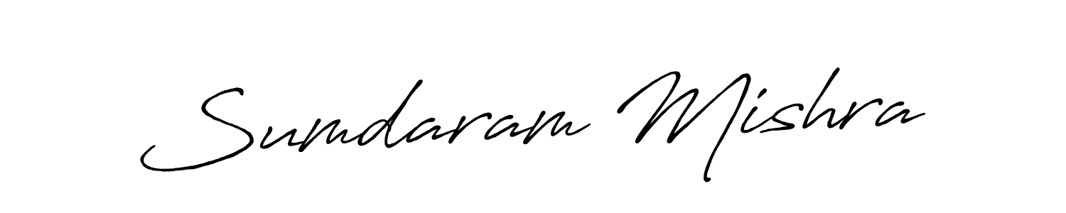 How to make Sumdaram Mishra signature? Antro_Vectra_Bolder is a professional autograph style. Create handwritten signature for Sumdaram Mishra name. Sumdaram Mishra signature style 7 images and pictures png