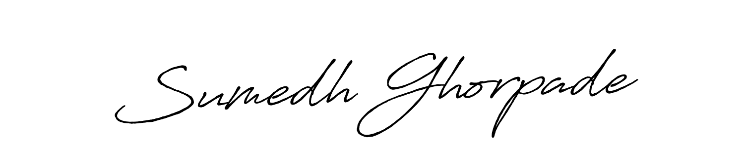 It looks lik you need a new signature style for name Sumedh Ghorpade. Design unique handwritten (Antro_Vectra_Bolder) signature with our free signature maker in just a few clicks. Sumedh Ghorpade signature style 7 images and pictures png