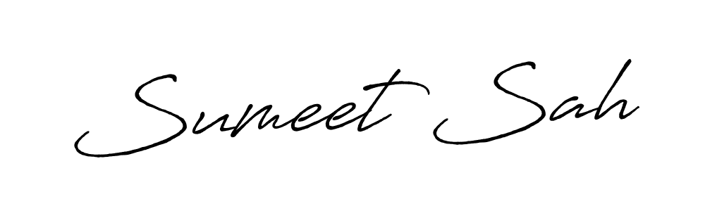 Similarly Antro_Vectra_Bolder is the best handwritten signature design. Signature creator online .You can use it as an online autograph creator for name Sumeet Sah. Sumeet Sah signature style 7 images and pictures png