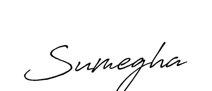 Sumegha stylish signature style. Best Handwritten Sign (Antro_Vectra_Bolder) for my name. Handwritten Signature Collection Ideas for my name Sumegha. Sumegha signature style 7 images and pictures png