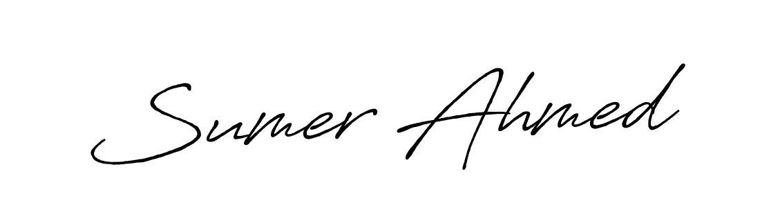 Best and Professional Signature Style for Sumer Ahmed. Antro_Vectra_Bolder Best Signature Style Collection. Sumer Ahmed signature style 7 images and pictures png