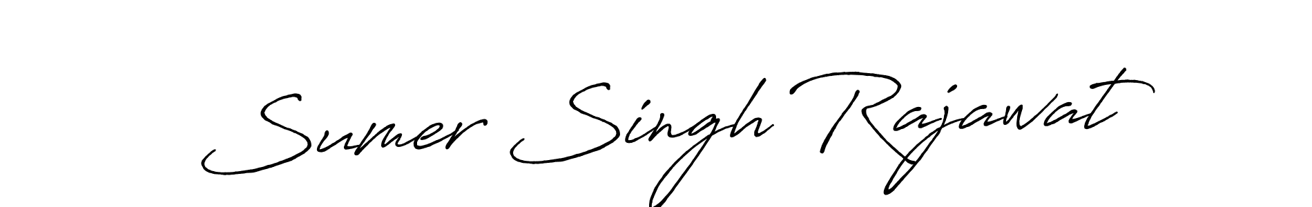 It looks lik you need a new signature style for name Sumer Singh Rajawat. Design unique handwritten (Antro_Vectra_Bolder) signature with our free signature maker in just a few clicks. Sumer Singh Rajawat signature style 7 images and pictures png
