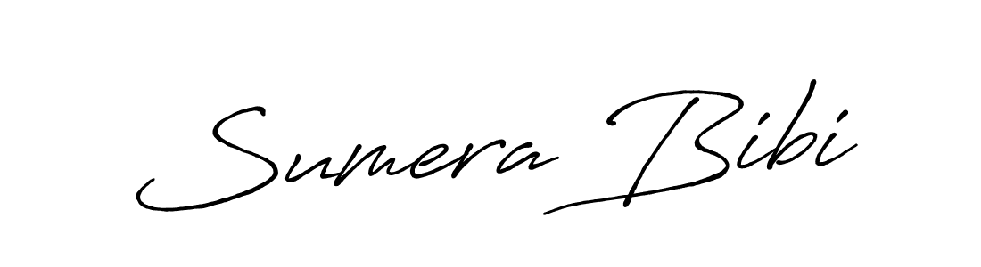 Use a signature maker to create a handwritten signature online. With this signature software, you can design (Antro_Vectra_Bolder) your own signature for name Sumera Bibi. Sumera Bibi signature style 7 images and pictures png
