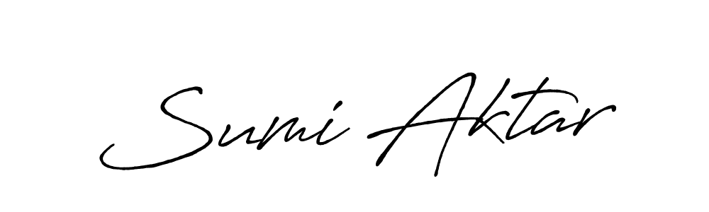 Make a short Sumi Aktar signature style. Manage your documents anywhere anytime using Antro_Vectra_Bolder. Create and add eSignatures, submit forms, share and send files easily. Sumi Aktar signature style 7 images and pictures png