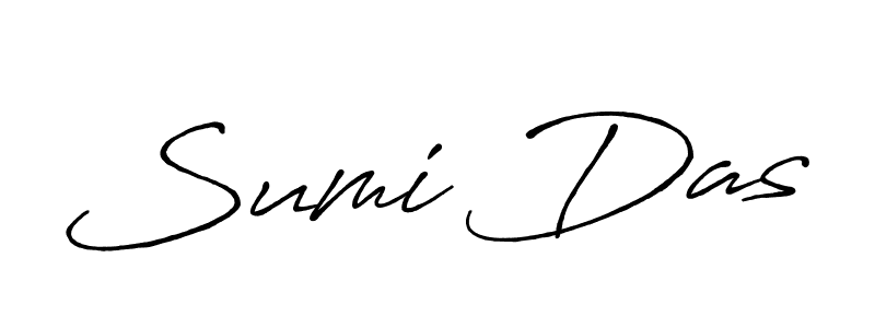 Use a signature maker to create a handwritten signature online. With this signature software, you can design (Antro_Vectra_Bolder) your own signature for name Sumi Das. Sumi Das signature style 7 images and pictures png