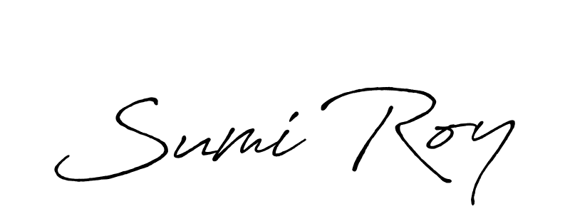 How to make Sumi Roy signature? Antro_Vectra_Bolder is a professional autograph style. Create handwritten signature for Sumi Roy name. Sumi Roy signature style 7 images and pictures png