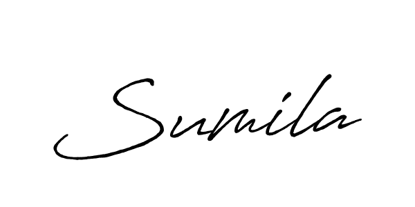 Use a signature maker to create a handwritten signature online. With this signature software, you can design (Antro_Vectra_Bolder) your own signature for name Sumila. Sumila signature style 7 images and pictures png