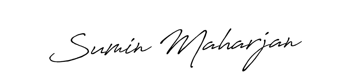 It looks lik you need a new signature style for name Sumin Maharjan. Design unique handwritten (Antro_Vectra_Bolder) signature with our free signature maker in just a few clicks. Sumin Maharjan signature style 7 images and pictures png