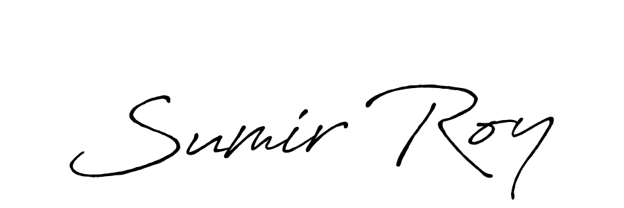 How to make Sumir Roy signature? Antro_Vectra_Bolder is a professional autograph style. Create handwritten signature for Sumir Roy name. Sumir Roy signature style 7 images and pictures png