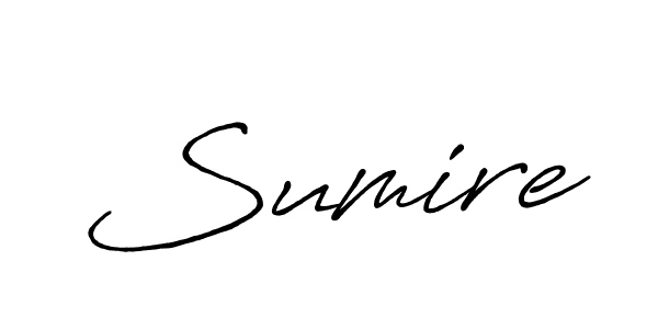 Make a beautiful signature design for name Sumire. With this signature (Antro_Vectra_Bolder) style, you can create a handwritten signature for free. Sumire signature style 7 images and pictures png