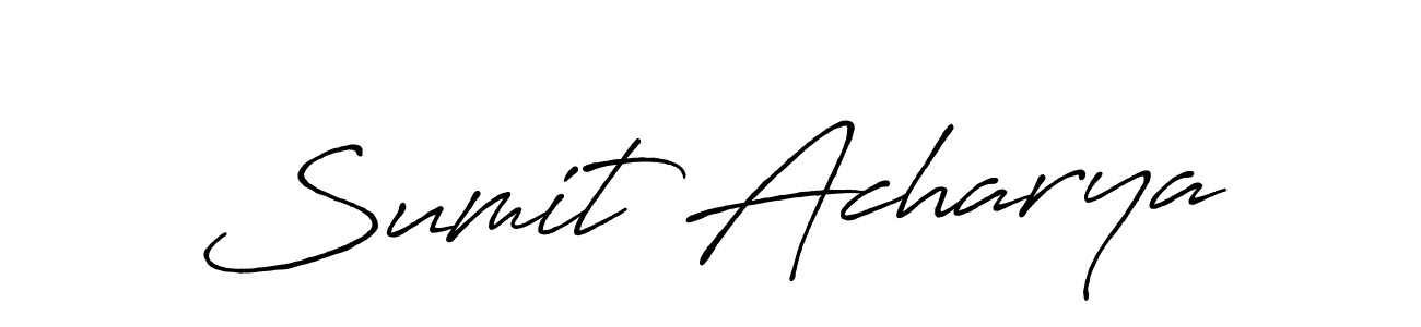 Make a beautiful signature design for name Sumit Acharya. Use this online signature maker to create a handwritten signature for free. Sumit Acharya signature style 7 images and pictures png