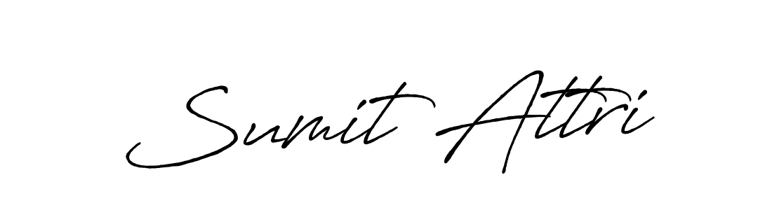 It looks lik you need a new signature style for name Sumit Attri. Design unique handwritten (Antro_Vectra_Bolder) signature with our free signature maker in just a few clicks. Sumit Attri signature style 7 images and pictures png
