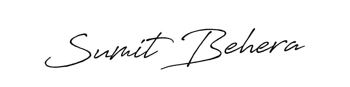 Make a short Sumit Behera signature style. Manage your documents anywhere anytime using Antro_Vectra_Bolder. Create and add eSignatures, submit forms, share and send files easily. Sumit Behera signature style 7 images and pictures png