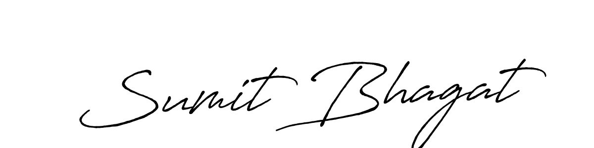 Also we have Sumit Bhagat name is the best signature style. Create professional handwritten signature collection using Antro_Vectra_Bolder autograph style. Sumit Bhagat signature style 7 images and pictures png