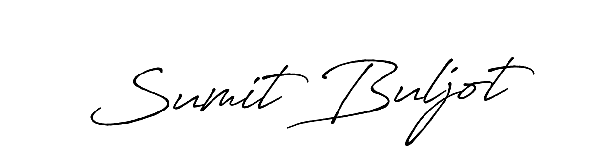 It looks lik you need a new signature style for name Sumit Buljot. Design unique handwritten (Antro_Vectra_Bolder) signature with our free signature maker in just a few clicks. Sumit Buljot signature style 7 images and pictures png