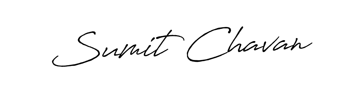 How to make Sumit Chavan signature? Antro_Vectra_Bolder is a professional autograph style. Create handwritten signature for Sumit Chavan name. Sumit Chavan signature style 7 images and pictures png