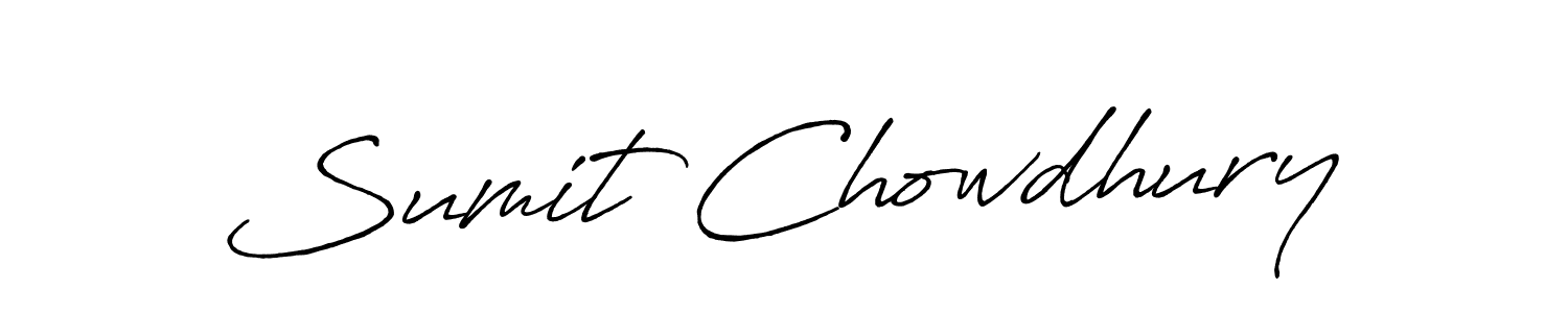 Also we have Sumit Chowdhury name is the best signature style. Create professional handwritten signature collection using Antro_Vectra_Bolder autograph style. Sumit Chowdhury signature style 7 images and pictures png