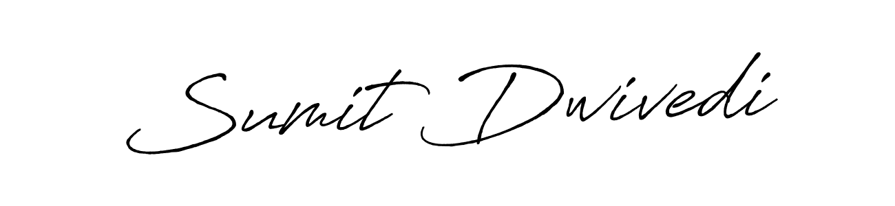 How to make Sumit Dwivedi name signature. Use Antro_Vectra_Bolder style for creating short signs online. This is the latest handwritten sign. Sumit Dwivedi signature style 7 images and pictures png